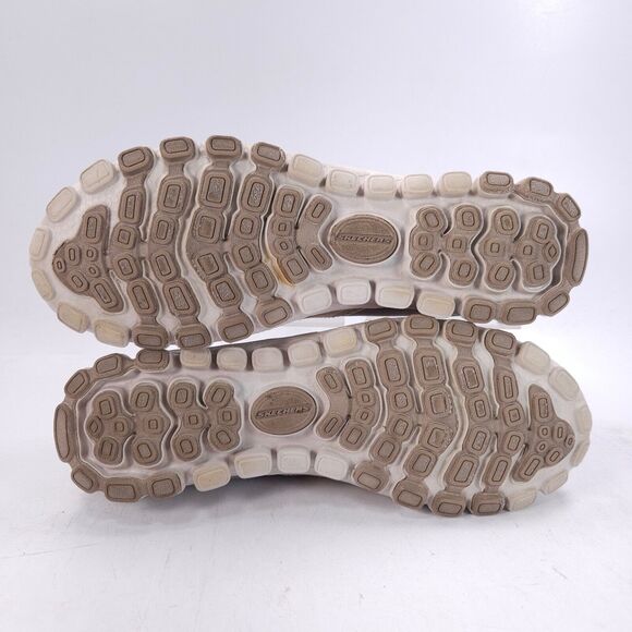 Skechers EZ Flex Take It Easy Walking Slip On Shoe Womens Size 6.5 22258 Beige - Picture 6 of 8